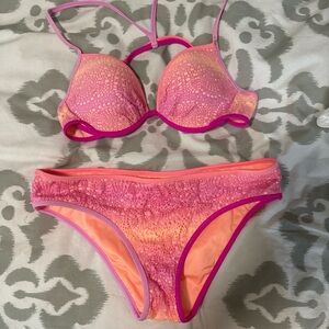 Victoria's Secret Pink and Orange Bikini